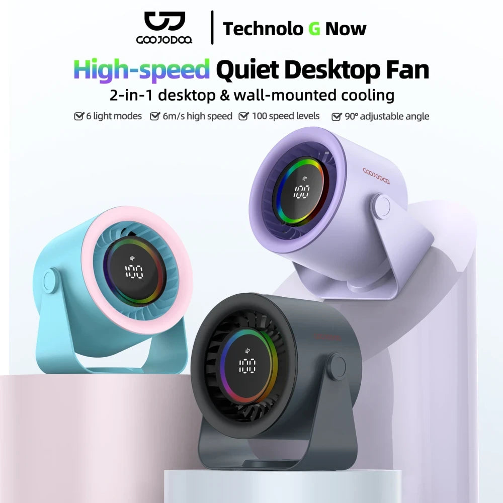 GOOJODOQ Desktop Fan